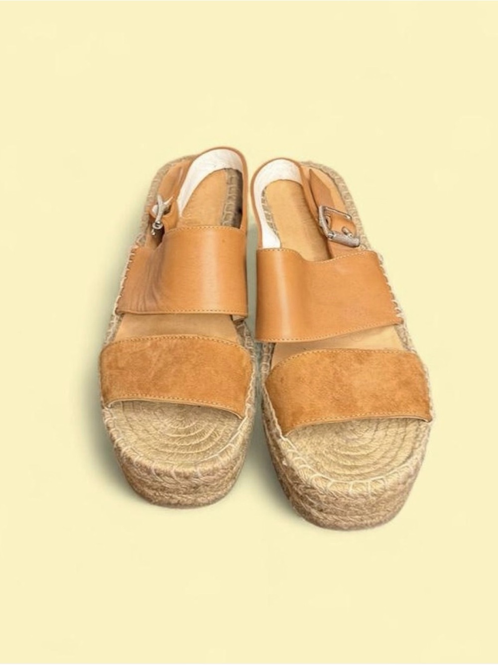 Rag & bone women’s Tan Espadrille Platform Sandals